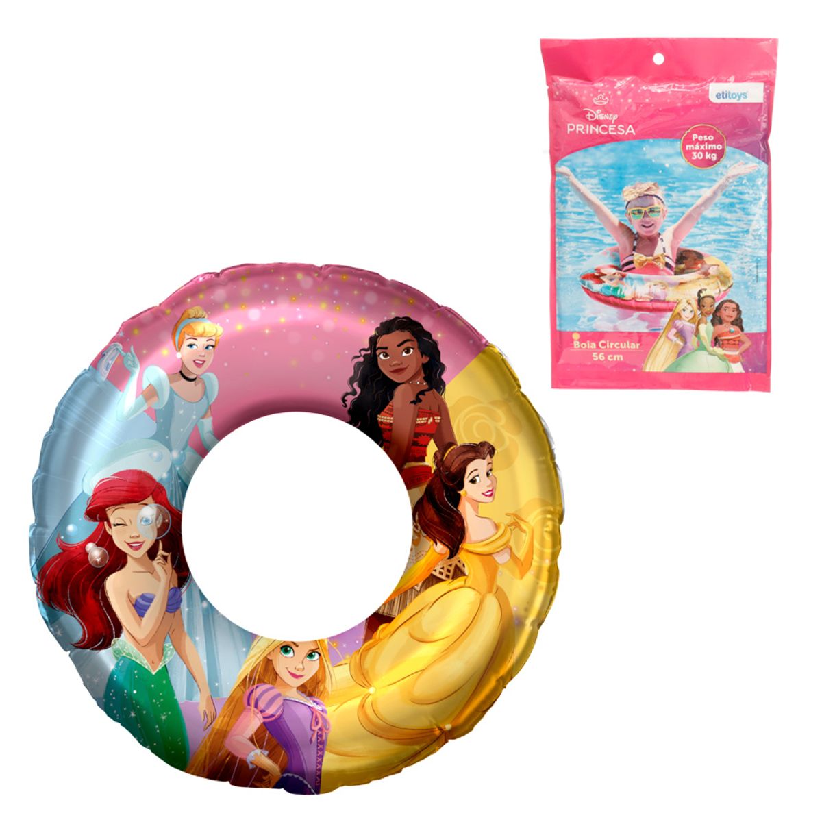 Boia-Inflavel-Circular-Princesas-56cm---Etitoys-0
