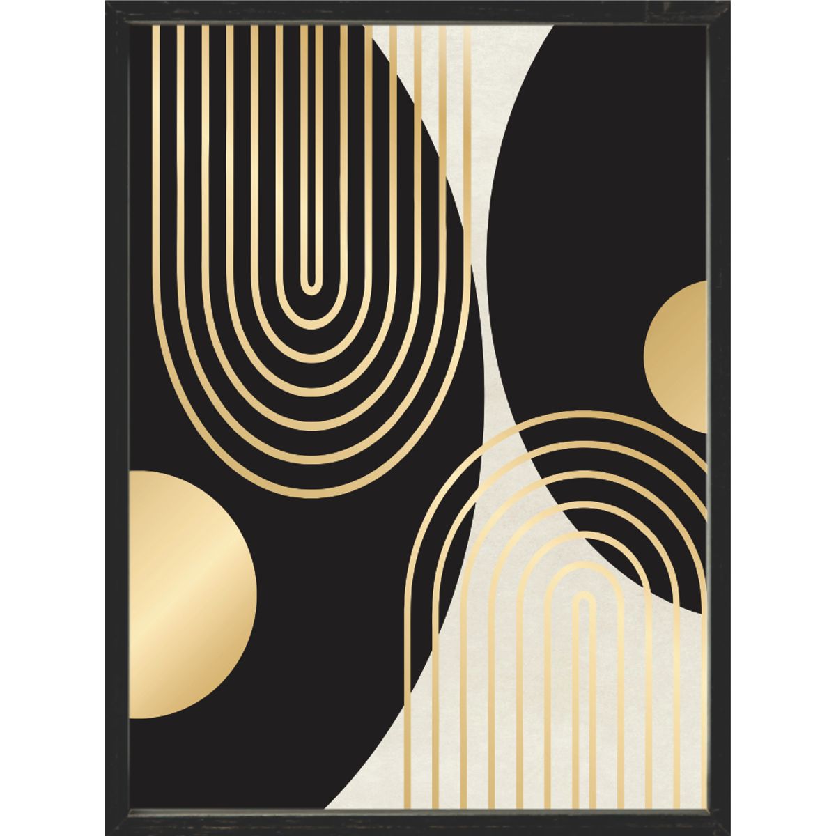 Quadro-30x40-Sem-Vidro-Geometrico---Preto-Sortimento-317-1-2-3---Art-Frame-0
