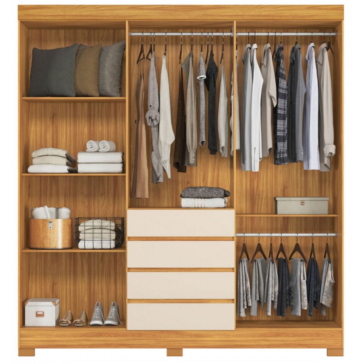 Guarda-Roupa-Casal--pera-6-Portas-Cinamomo-Off-White-100--Mdf---Dem-bile-1