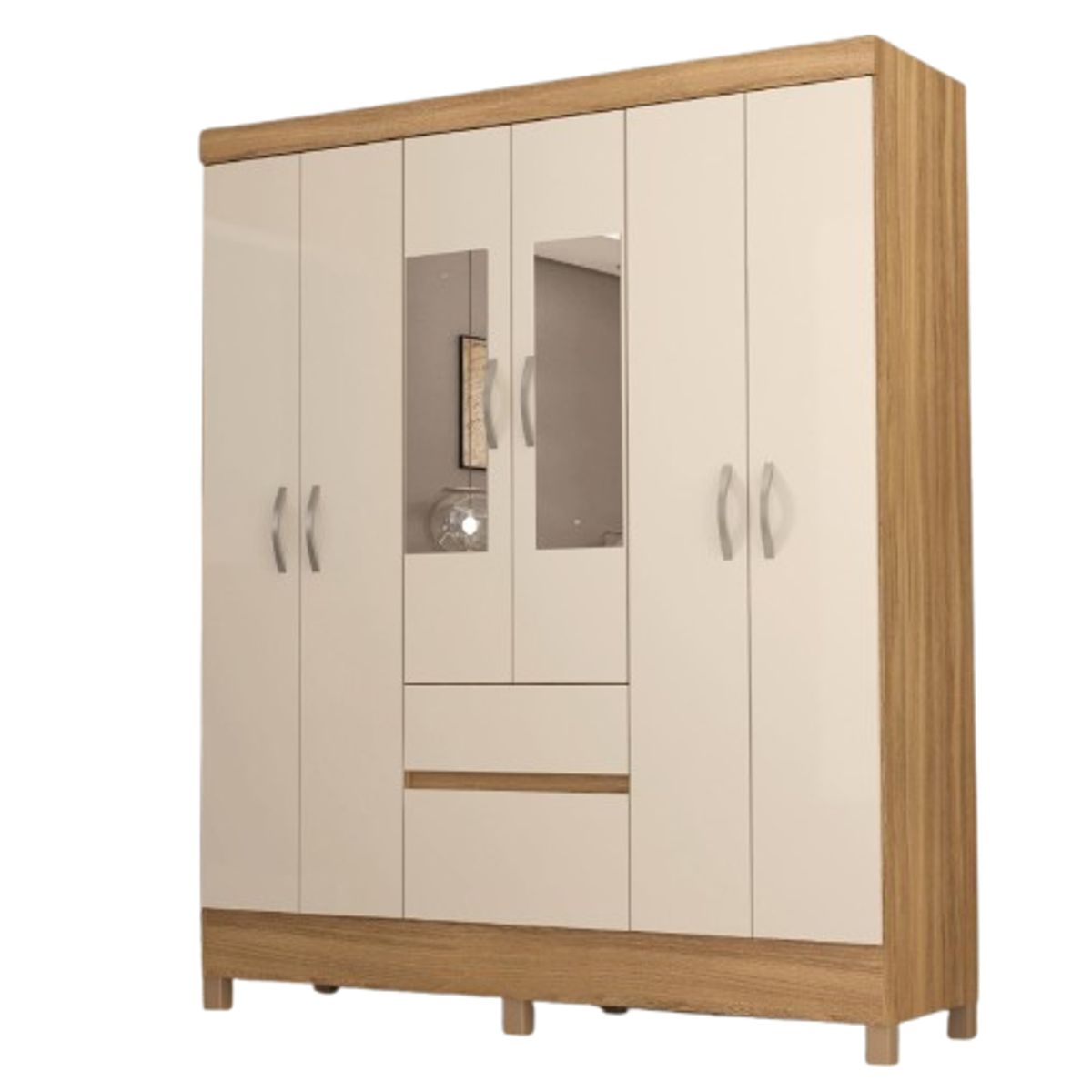 Guarda-Roupa-Flash-Ii-6-Portas-Com-Espelho-Am-ndola-Off-White---Dem-bile-0