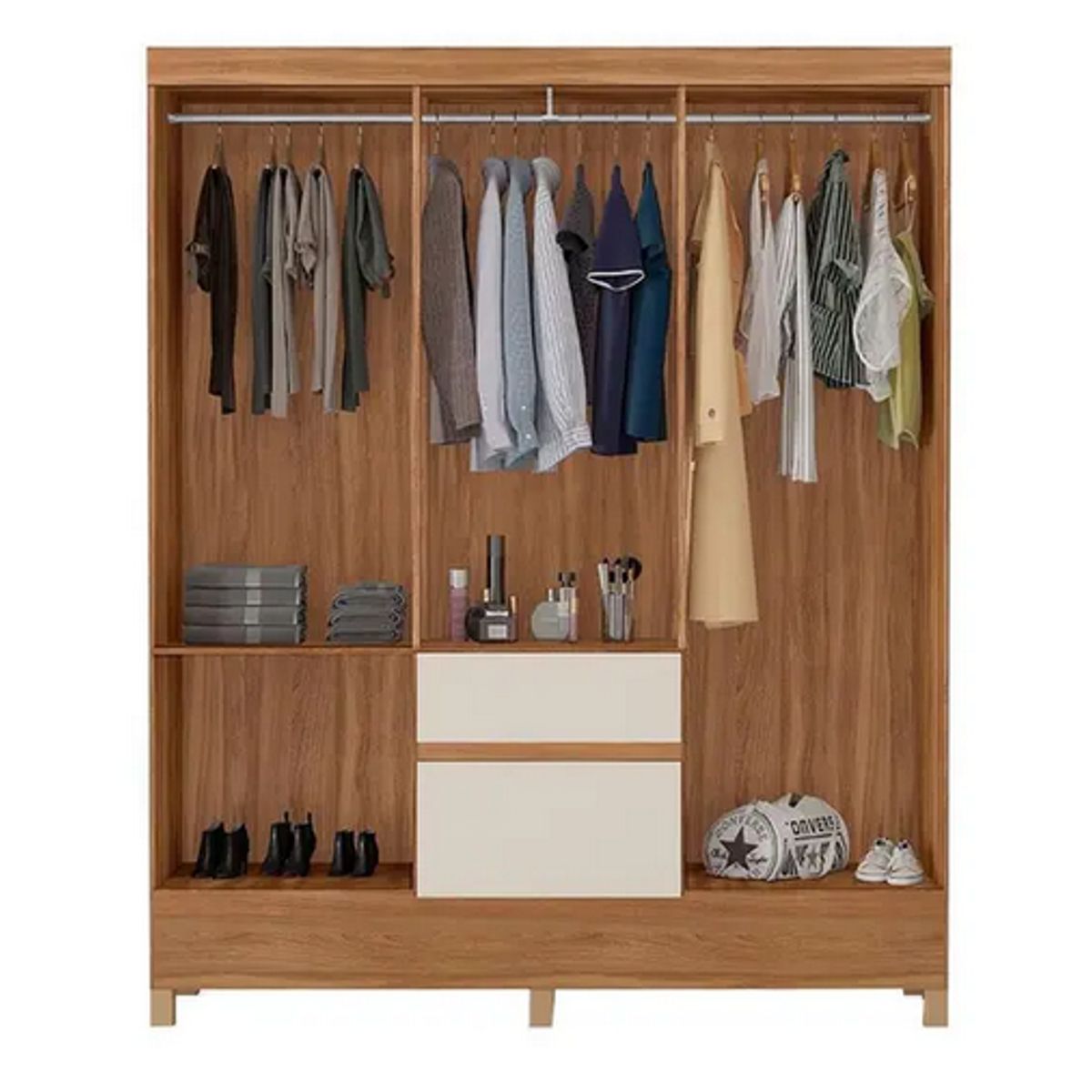 Guarda-Roupa-Flash-Ii-6-Portas-Com-Espelho-Am-ndola-Off-White---Dem-bile-1