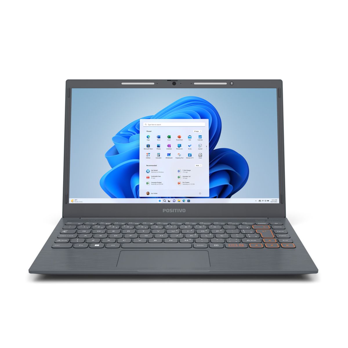 Notebook-Positivo-Vision-C-14-Lumina-Bar-Celeron-4gb-128gb-Emmc-Tela14-Polegadas--Hd-Antirreflexo-Windows11-Tecla-Link-Cinza-0