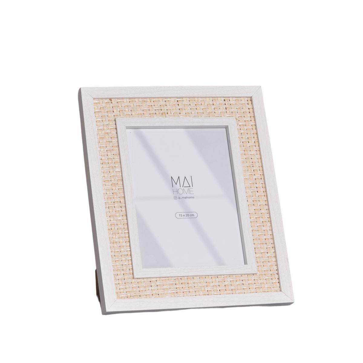 Porta-Retrato-Hana-Branco-E-Palha-15x20-Mdf-Mai-Home-0