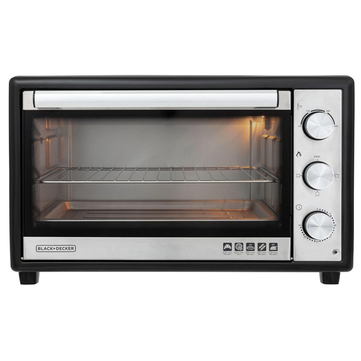 Forno-Eletrico-Tamanho-Familia-1600w-127v-Inox-Preto-Black-Decker-Ft46-Br-0