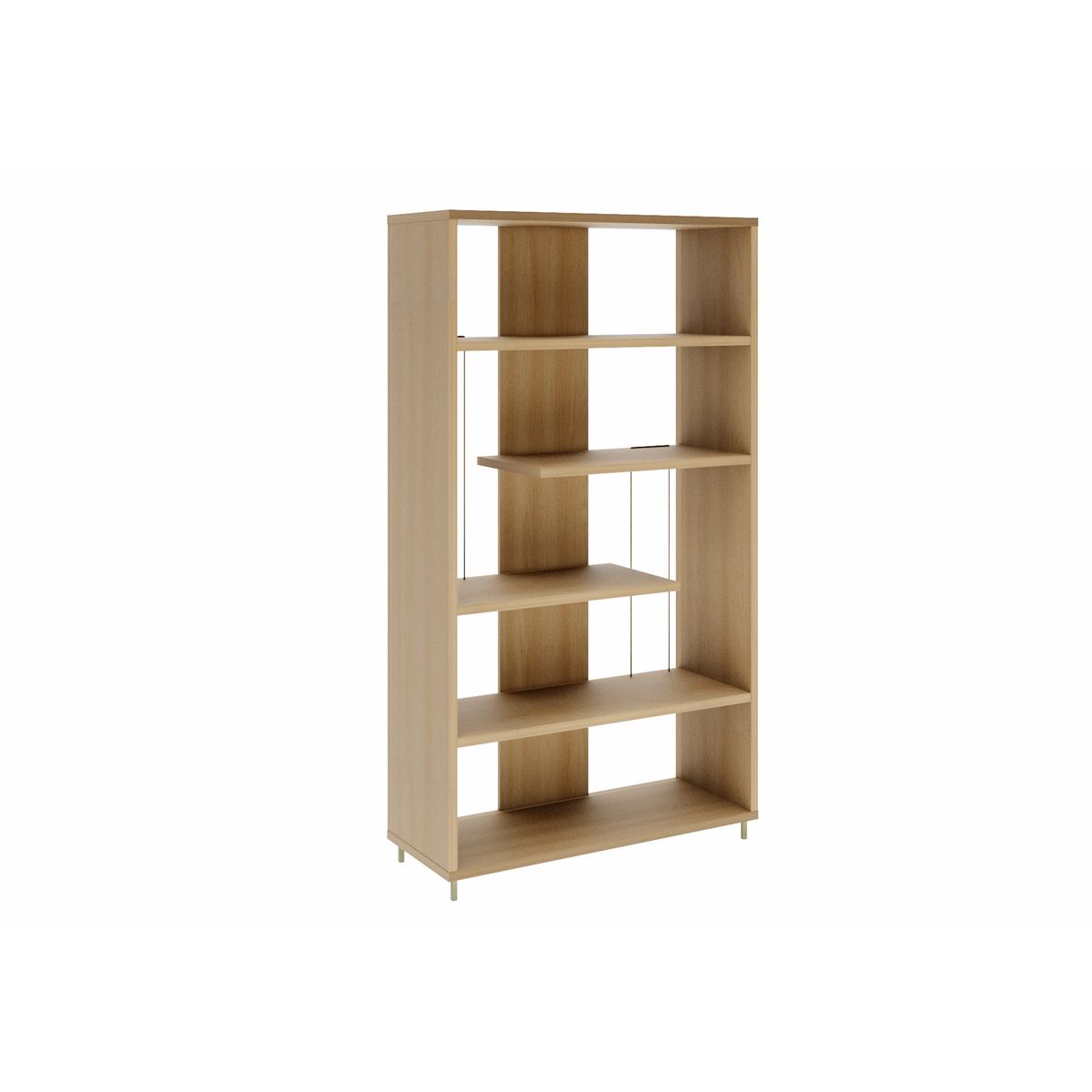 Estante-Prime-Alamo-Dourado-180x100x40cm---Rudnick-0