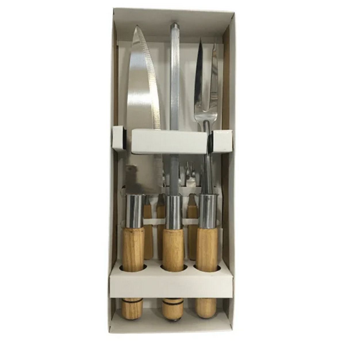 Conjunto-Para-Churrasco-9-Pe-as-1-Faca--1-Garfo--1-Chaira--6-Garfinhos---Madefer-0