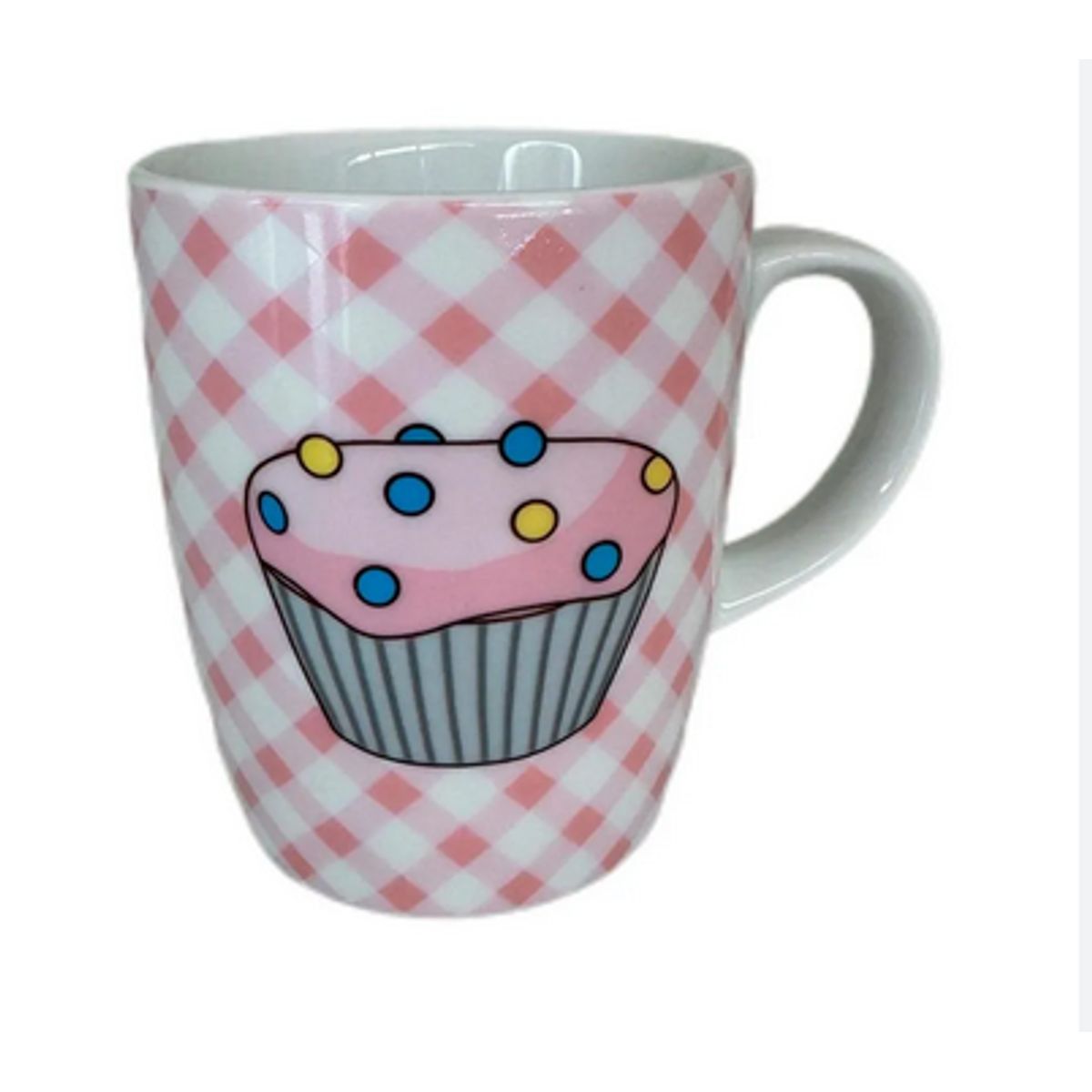 Caneca-De-Porcelana-Cupcake-Xadrez-230ml-Noah---Ndi-0