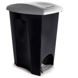 -Lixeira-Eblack-Pedal-3x1-30l-Preto---Plasutil-0