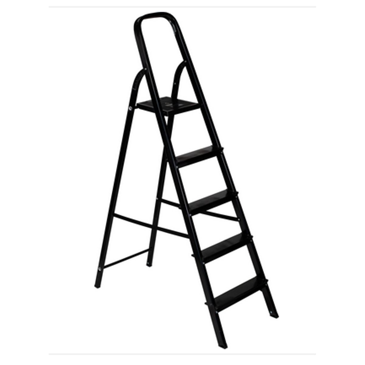 Escada-Aluminio-Preto-05-Degraus---Quality--0