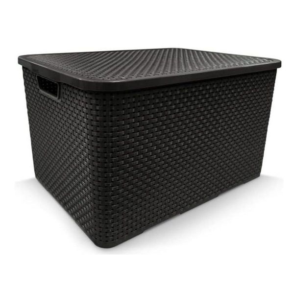 Organizador-Rattan-Com-Tampa-7-0-Litros-Preto---Toyplast-0