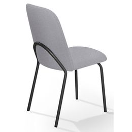 Cadeira-Dara-Tubo-Black-Tecido-A-514-Cinza-Claro---A-o-Nobre-1