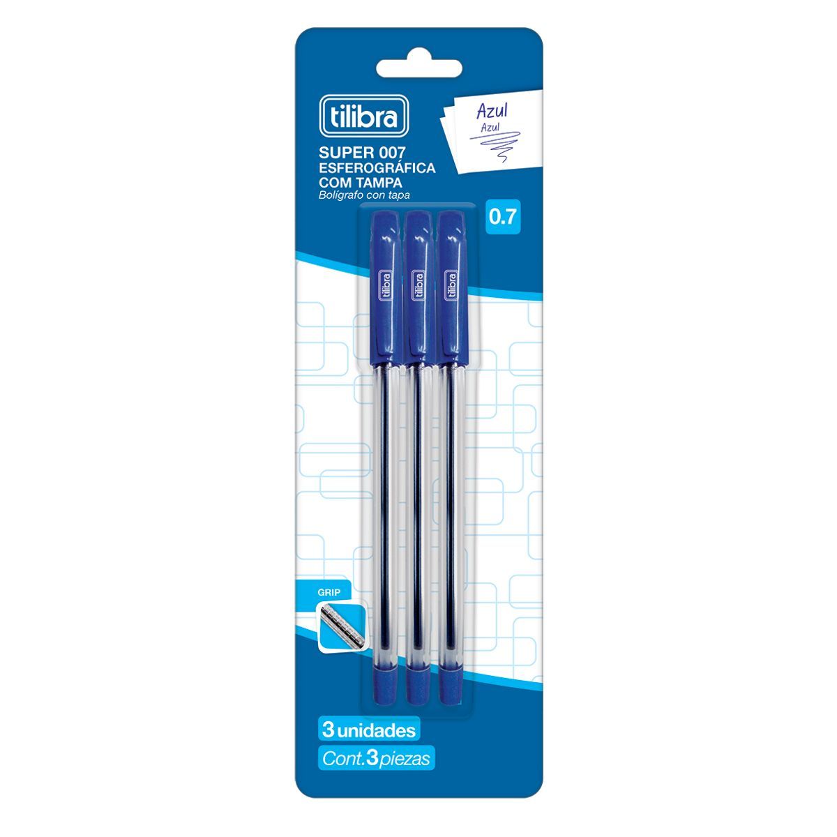 Caneta-Esferogr-fica-0-7mm-Super-007-Azul--Com-3-Unidades---Tilibra-0