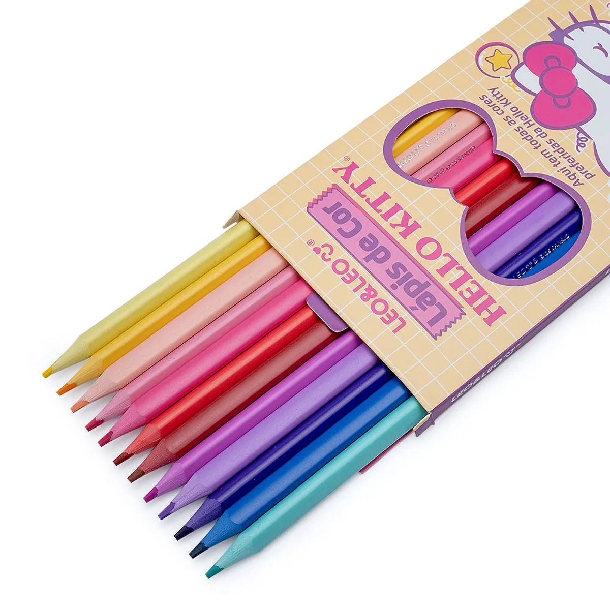 L-pis-De-Cor-Cores-Dos-Personagens-Hello-Kitty-12-Cores-Triangular---Leo-Leo-0