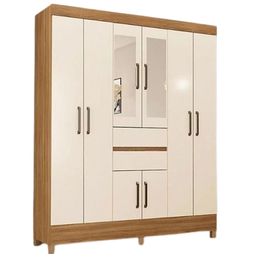 Guarda-Roupa-Casal-Munique-8-Portas-Com-Espelho-Am-ndola-Off-White---Dem-bile-0