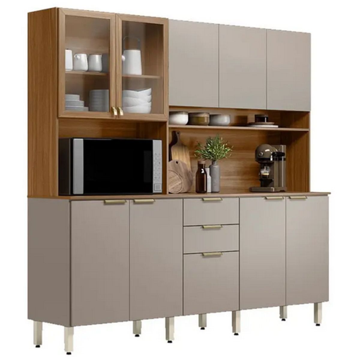 Kit-Cozinha-Compacta-10-Portas-2-Gavetas-Amora-Am-ndola-Nude-Prime-Tx---Dem-bile-0