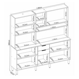 Kit-Cozinha-Compacta-10-Portas-2-Gavetas-Amora-Am-ndola-Nude-Prime-Tx---Dem-bile-3