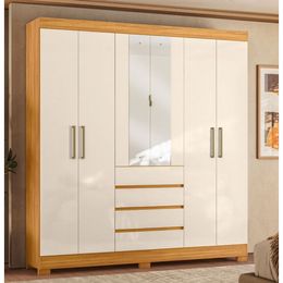 Guarda-Roupa-Casal--pera-6-Portas-Cinamomo-Off-White-100--Mdf---Dem-bile-2