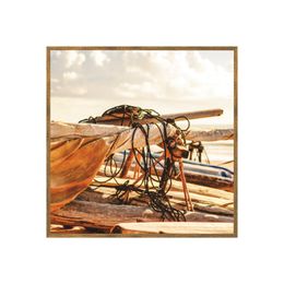 Quadro-Barco-Marrom-Em-Canvas-70x70--Com-Borda-Infinita-Sortimento-168-5-6-13-14---Art-Frame-2
