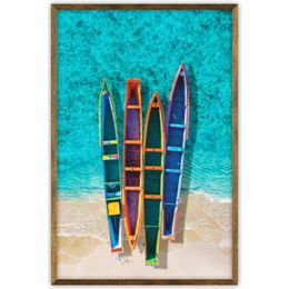 Quadro-Barco-Colorido-Em-Canvas-80x120-Com-Borda-Infinita-Sortimento---Azul-Verde-165-86-87-88-89---Art-Frame-0