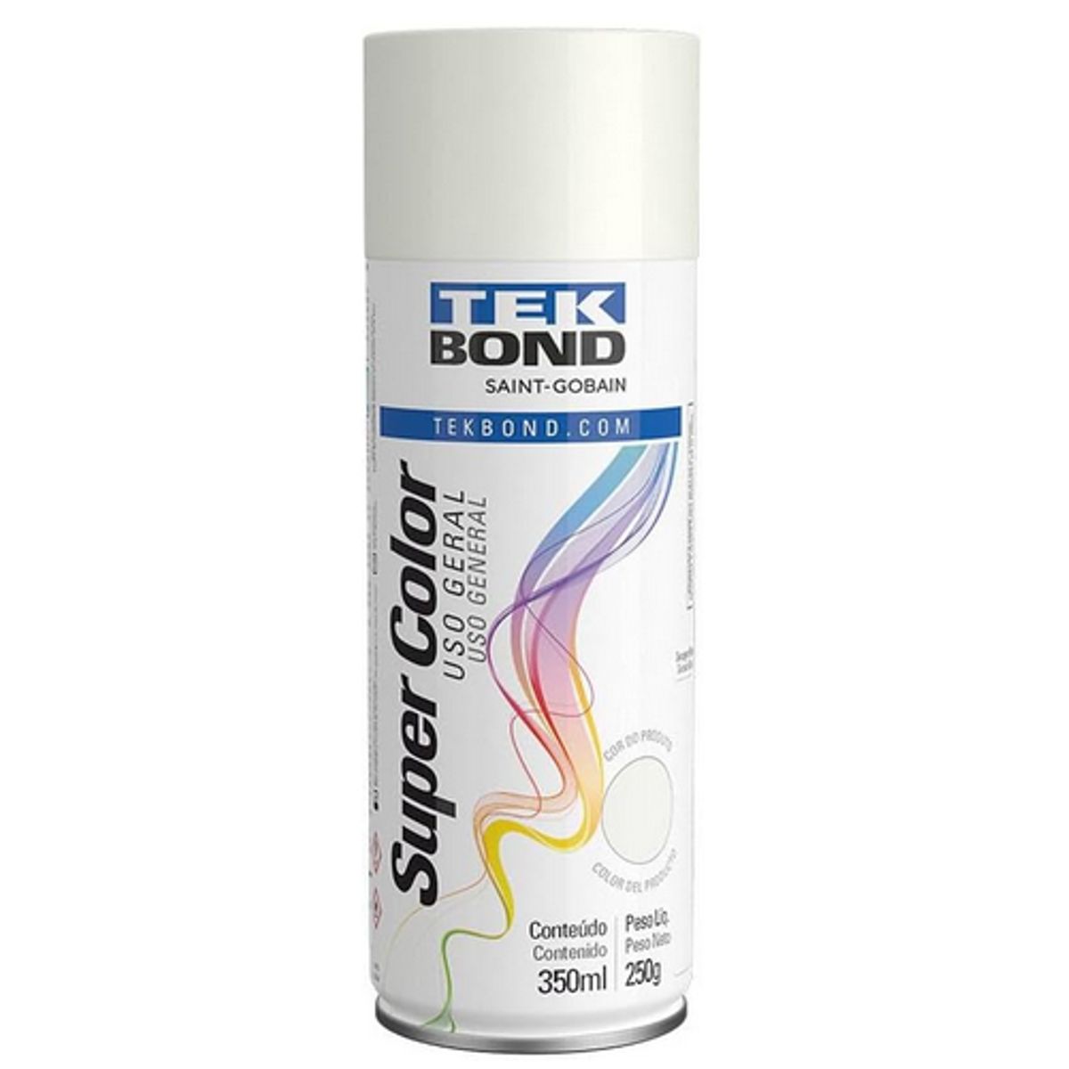 Tinta-Aerossol-Branco-Fosco-Uso-Geral-350ml-250g---Tekbond--0