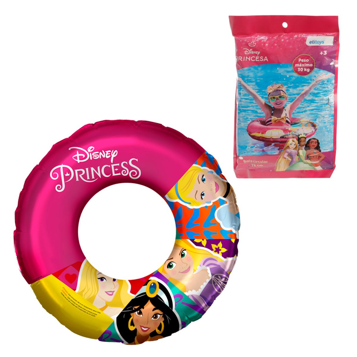 Boia-Inflavel-Circular-Princesas-72cm---Etitoys-0