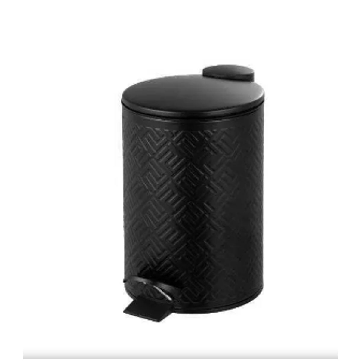 Lixeira-De-Metal-5-Litros-Com-Pedal-Mosaic-Preto---Paramount--0