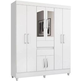 Guarda-Roupa-Casal-Munique-8-Portas-E-Espelho-Elite-Branco---Demobile-0
