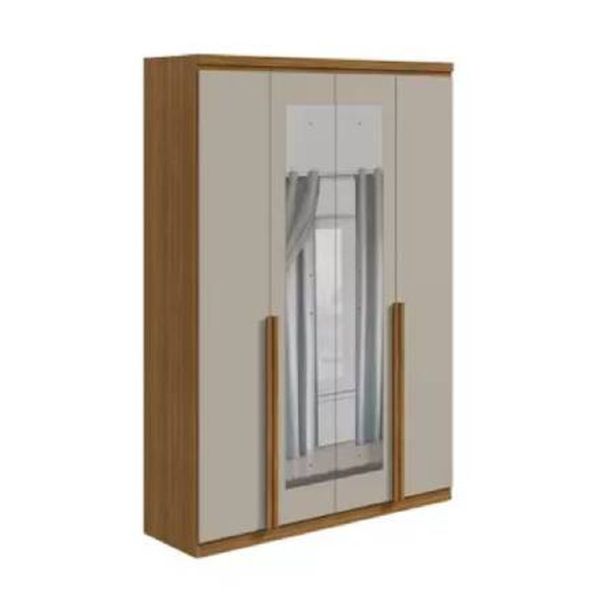 Guarda-Roupa-Casal-Pampulha-4-Portas-Amendoa-Clean-E-Off-White---Lopas-0