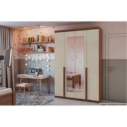Guarda-Roupa-Casal-Pampulha-4-Portas-Amendoa-Clean-E-Off-White---Lopas-1