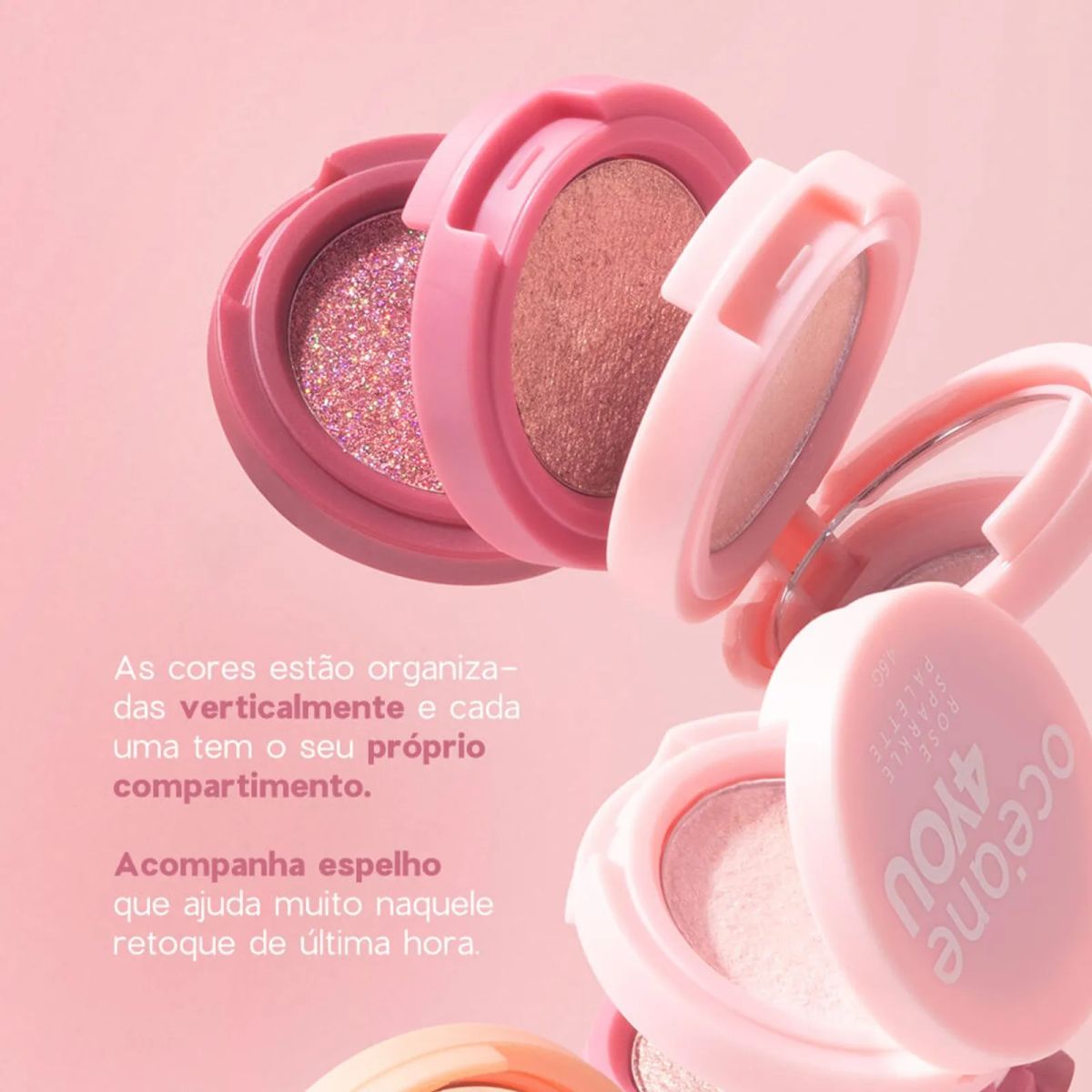 Paleta-Trio-De-Sombras-Rose-Sparkle-Palette-4-6g---Oceane-0