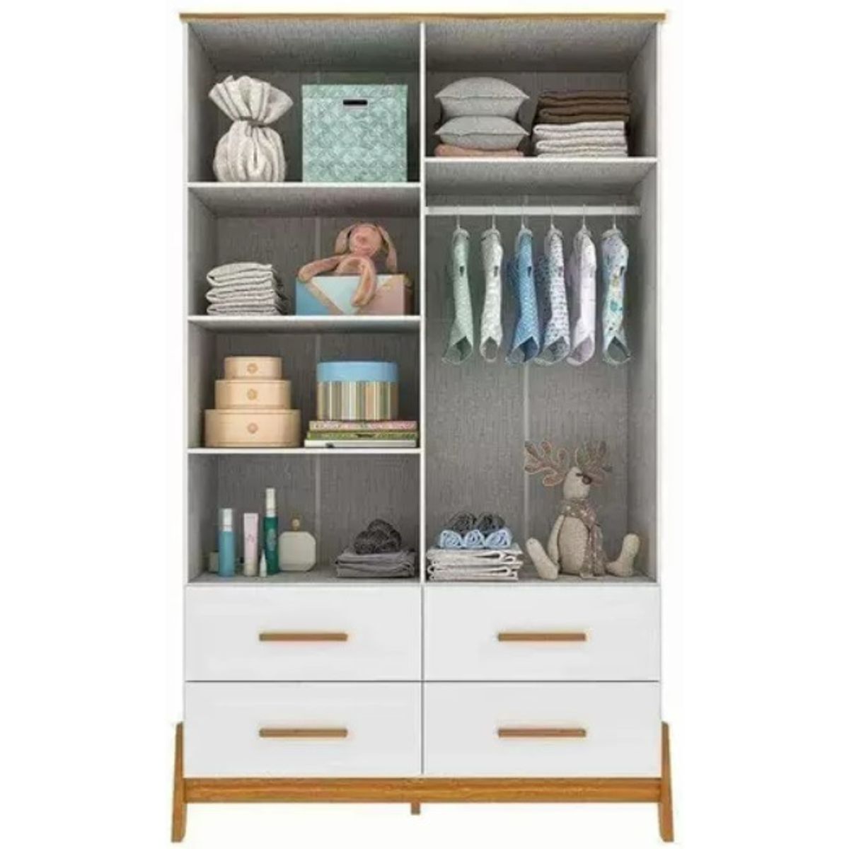 Arm-rio-Guti-Retr--4-Portas-Lisas-4223-Branco-Am-ndoa---Peroba-1