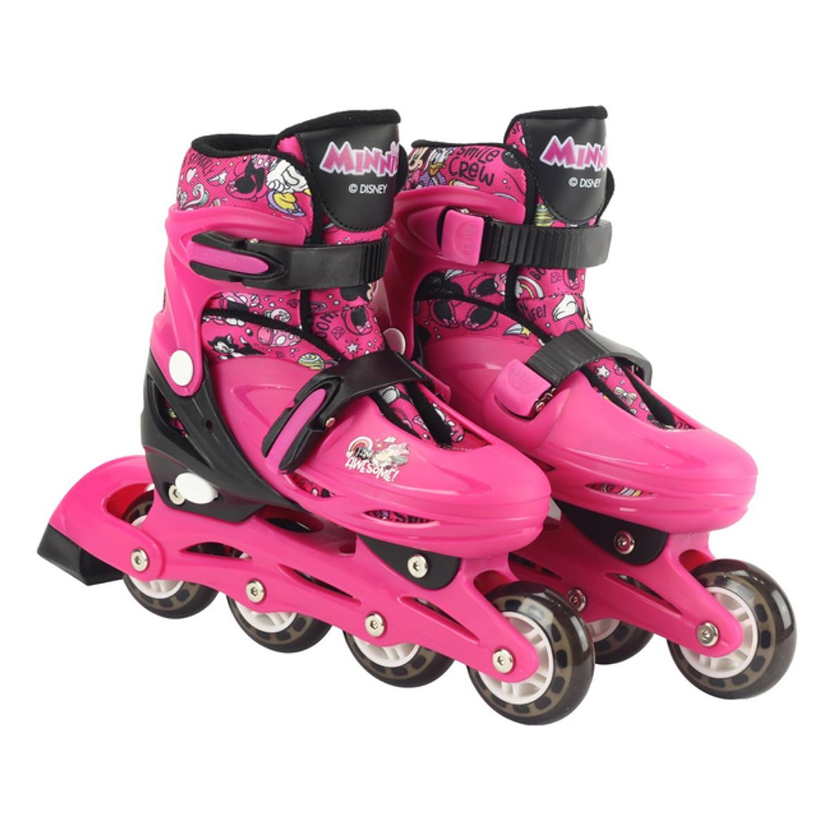 Kit-Patins-Inline-4-Rodas-Tamanho-32-35-Minnie---Bbr-0