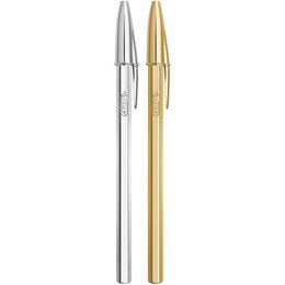 Caneta-Esferogr-fica-Escrita-M-dia--Cristal-Celebration--Vers-o-Premium--1-Caneta-Preta-E-1-Caneta-Azul--2-Unidades---Bic-0