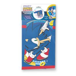 Avental-Infantil-Com-Bolso-E-Manga-Comprida-Sonic---Blister-Com-1-Unidade---Leo-Leo-2