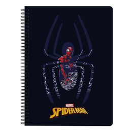 Caderno-Singular-Universit-rio-1-Mat-ria-Homem-Aranha---Azul-80-Folhas---Culturama-0