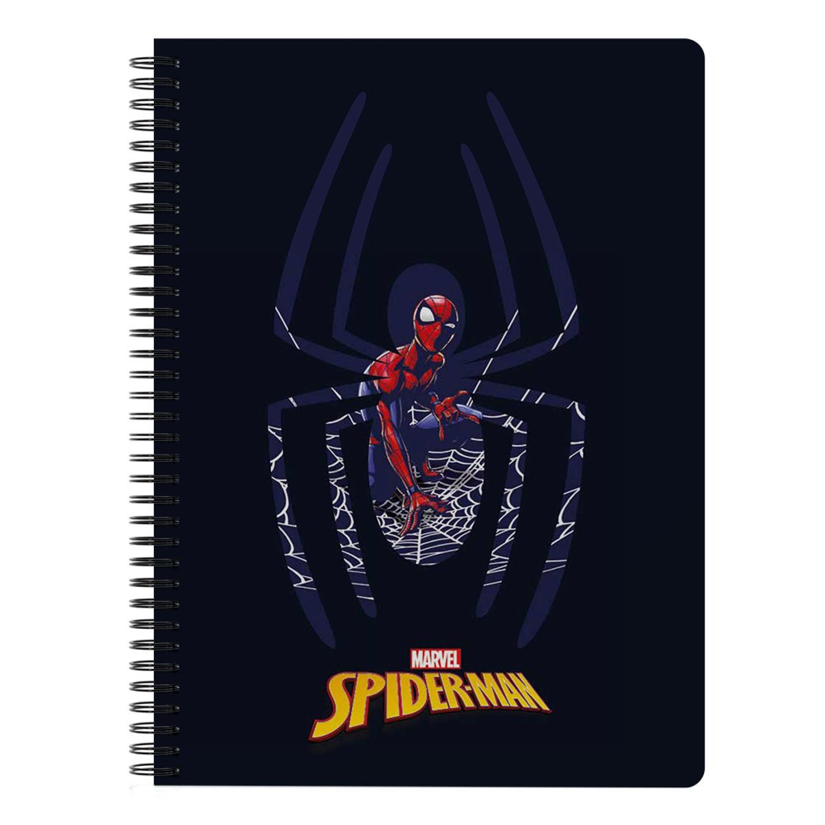 Caderno-Singular-Universit-rio-1-Mat-ria-Homem-Aranha---Azul-80-Folhas---Culturama-0