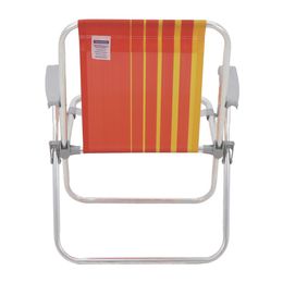 Cadeira-De-Praia-Samoa-Alta-Em-Alum-nio-Com-Assento-Laranja-E-Amarelo---Tramontina-3