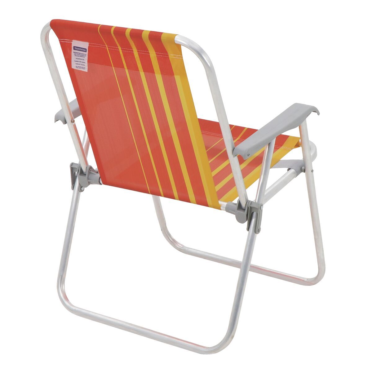 Cadeira-De-Praia-Samoa-Alta-Em-Alum-nio-Com-Assento-Laranja-E-Amarelo---Tramontina-4