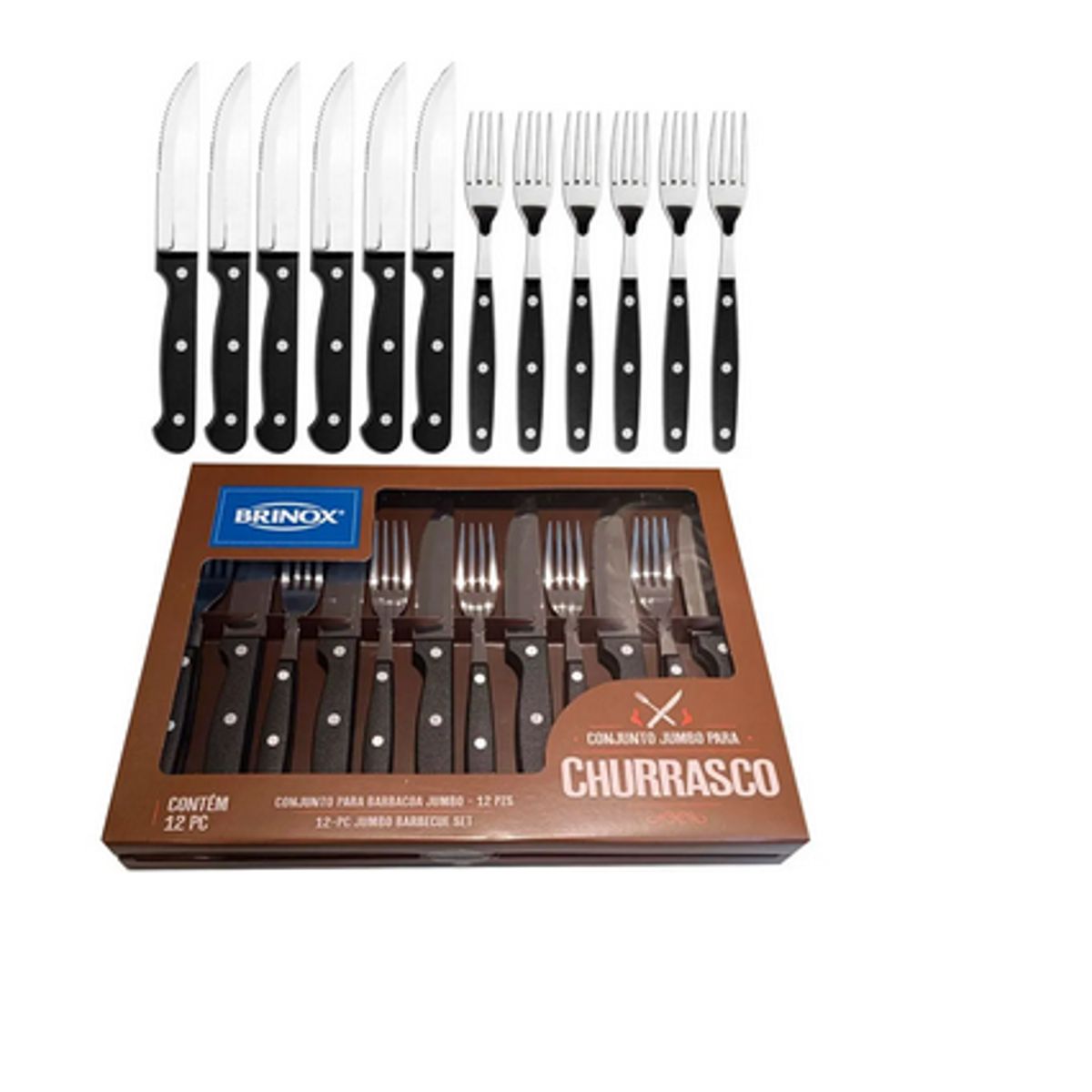 Conjunto-De-Talheres-Para-Churrasco-Jumbo-12-Pe-as-Preto---Brinox-0