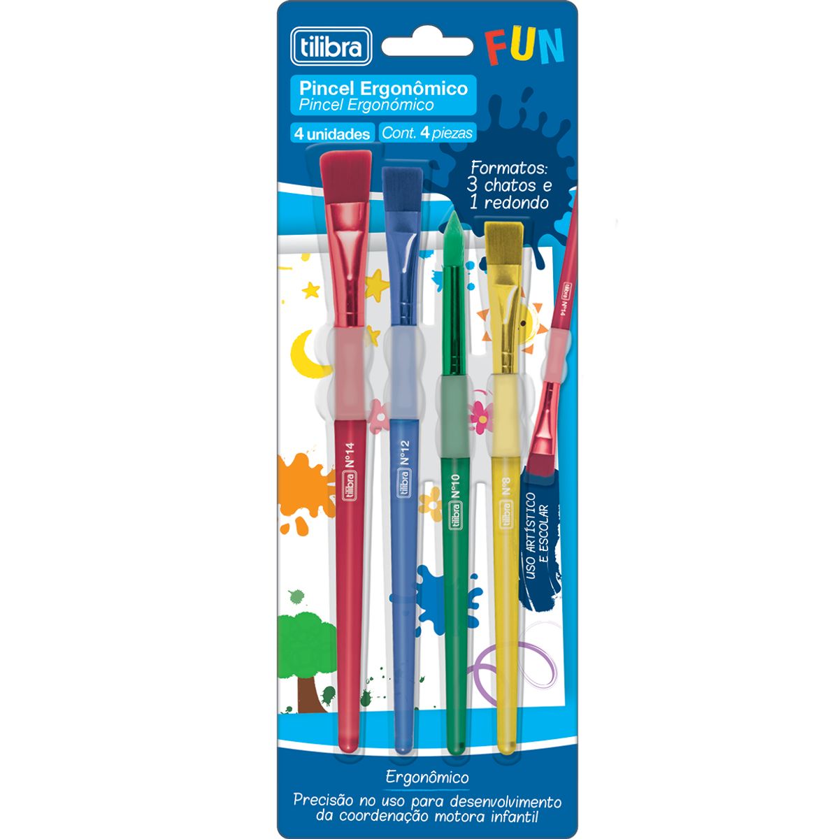 Pincel-Escolar-Ergon-mico-Fun-Com-4-Unidades---Tilibra-0