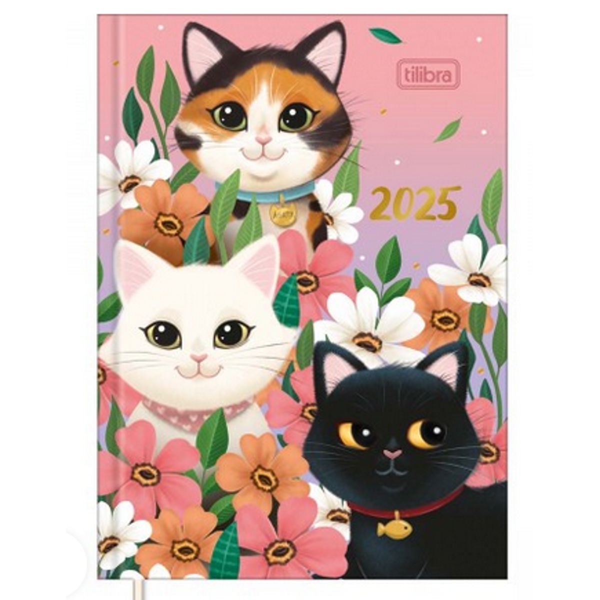 Agenda-Costurada-Di-ria-Mini-Purrfect-Cats-M1-2025---Tilibra-0