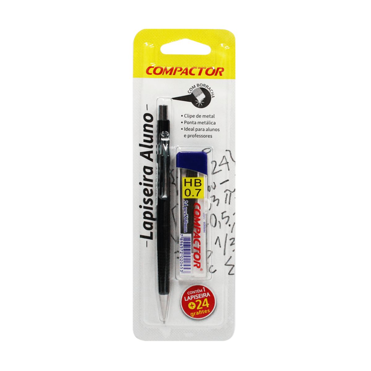 Lapiseira-Nova-Aluno-Sortido-0-7-Bl-1-1tubo-De-Graf-24-Cx10---Compactor-0