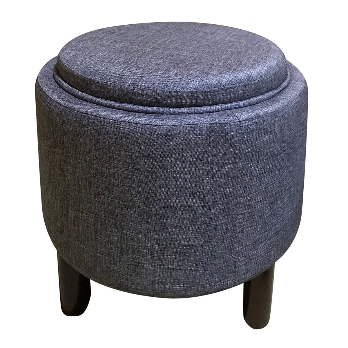 Banqueta-De-Madeira-E-Tecido-Azul-Jeans-Np0004---Btc-0