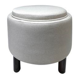 Banqueta-De-Madeira-E-Tecido-Off-White-Np0003---Btc-0