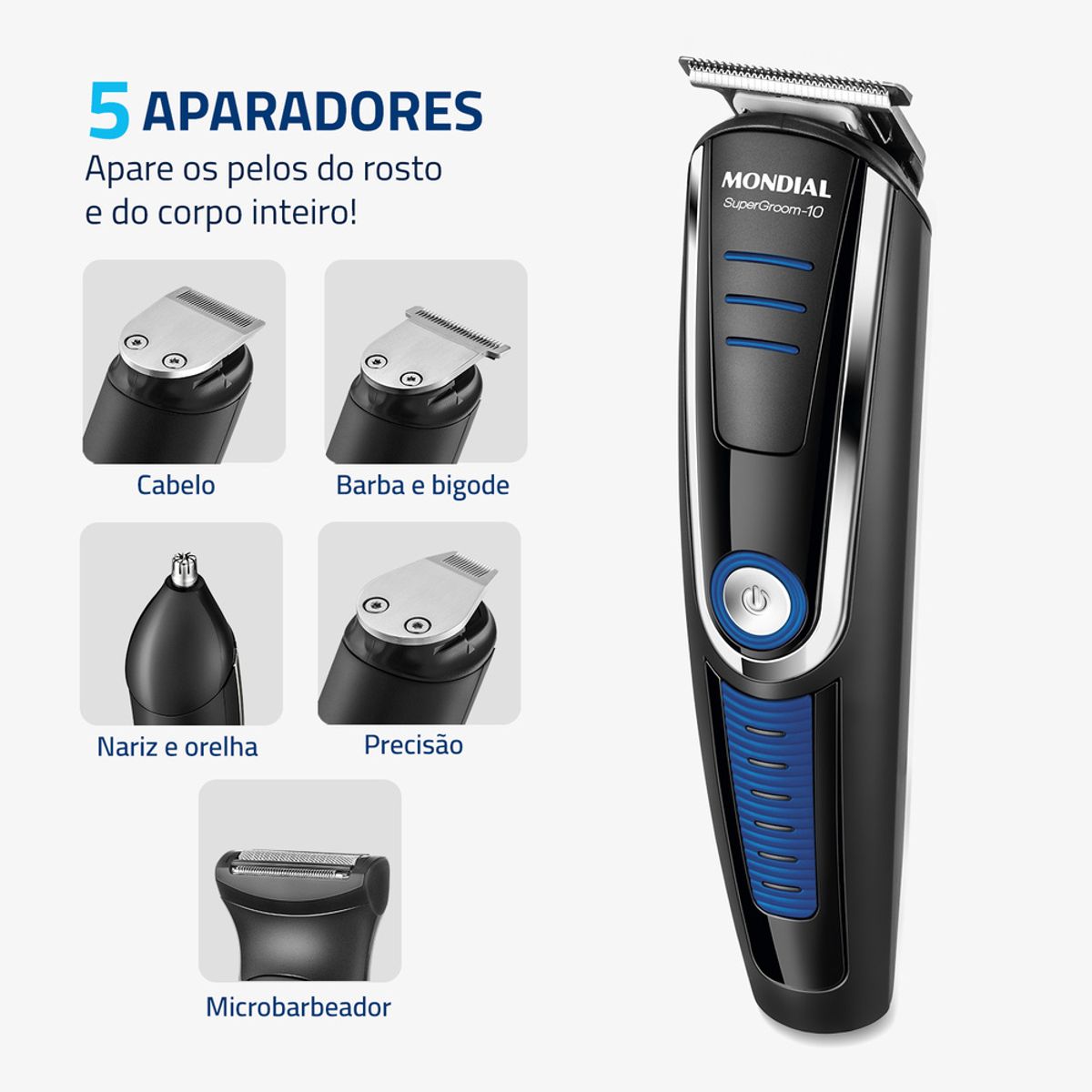 Aparador-De-Pelos-Body-Groom-10-Bg-03-Bivolt-Preto-Azul---Mondial-3