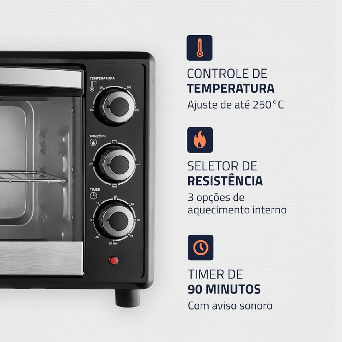Forno-El-trico-42l-Family-Ii-Mondial-Preto-Inox-1600w-127v---Fr-42-------------------------------------------------------------------------------------1