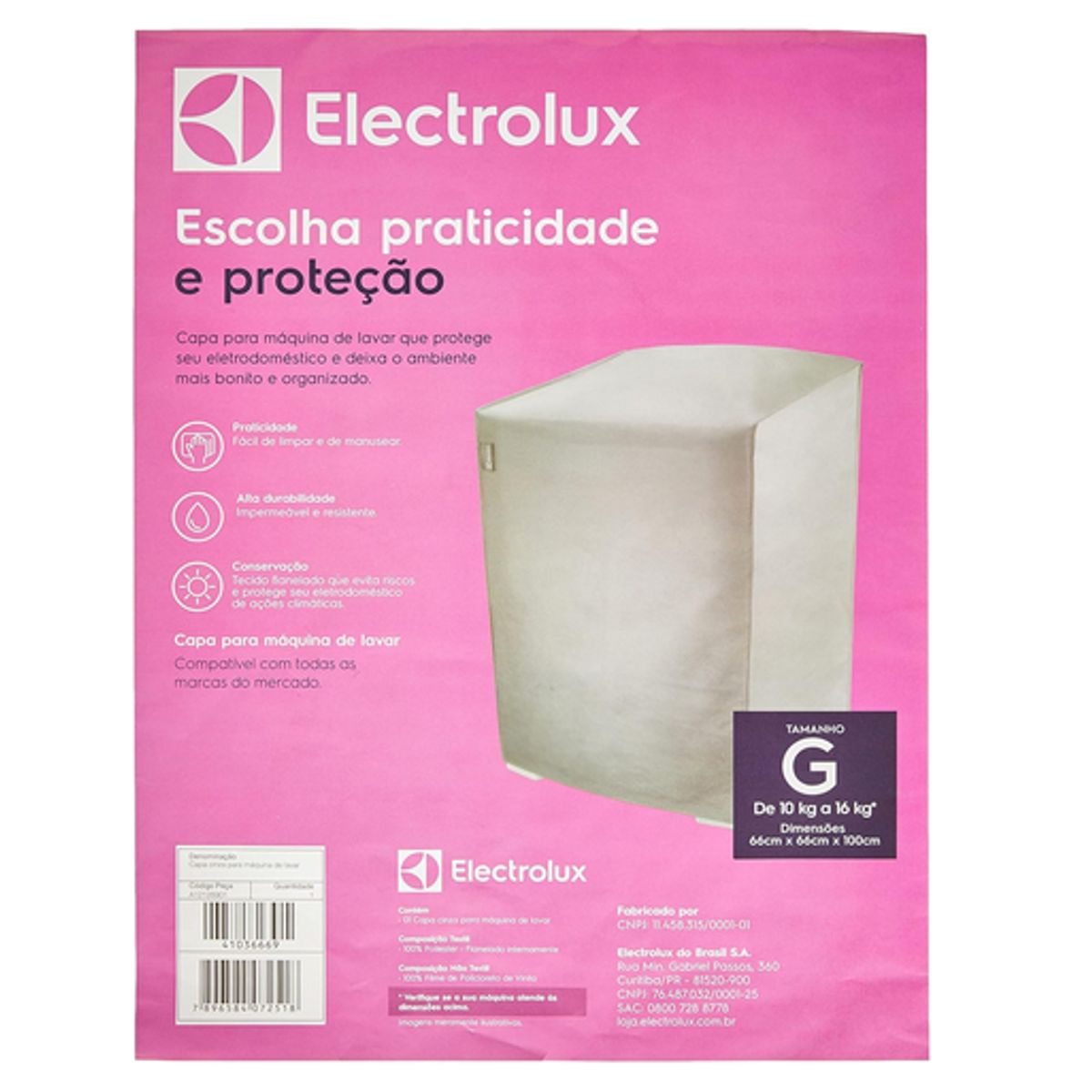 Capa-M-quina-De-Lavar-Tamanho-G-Cinza---Electrolux-----------------------------------------------------------------------------------------------------0
