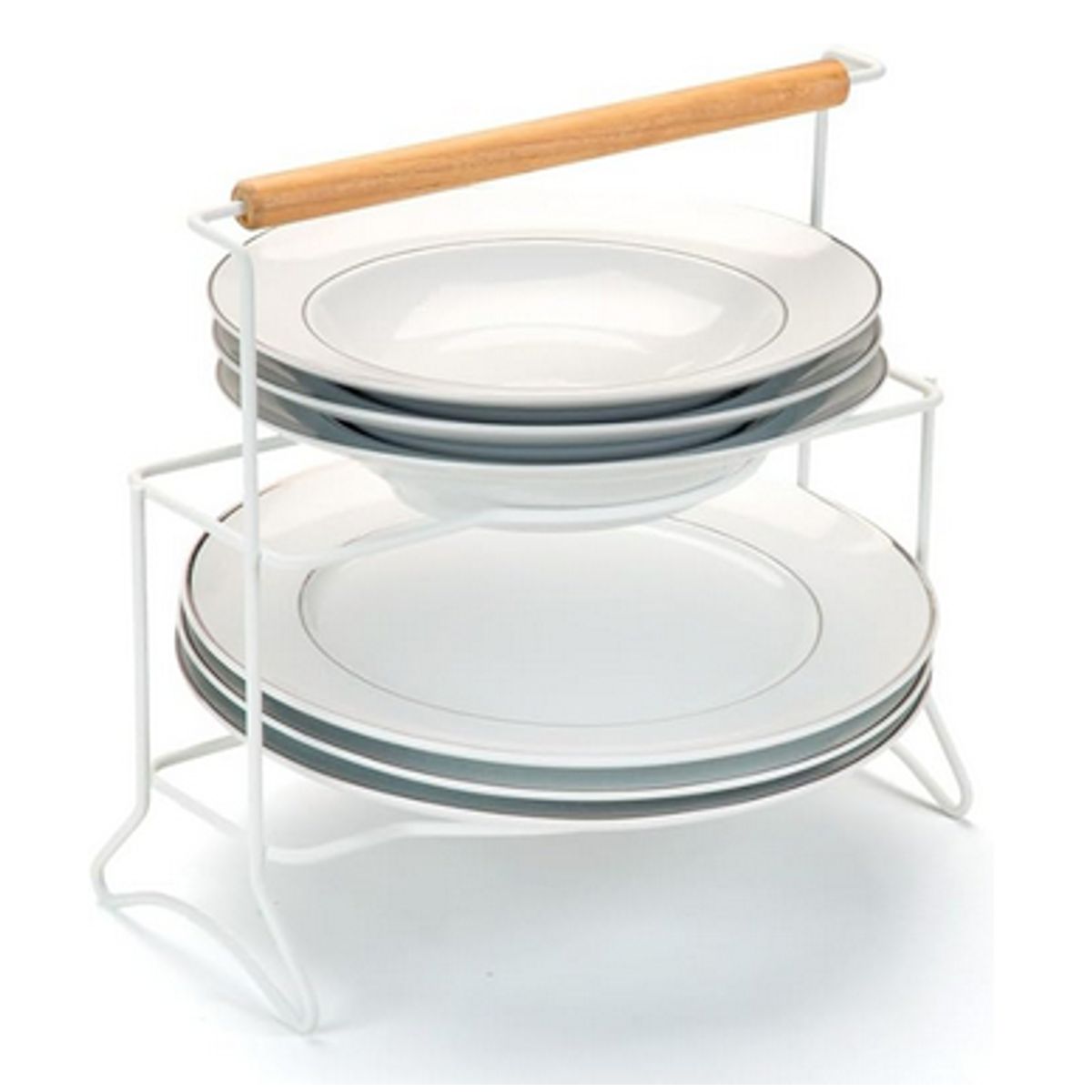 Suporte-Para-Pratos-Duplo-Branco-Eco-Design---Arthi----------------------------------------------------------------------------------------------------0