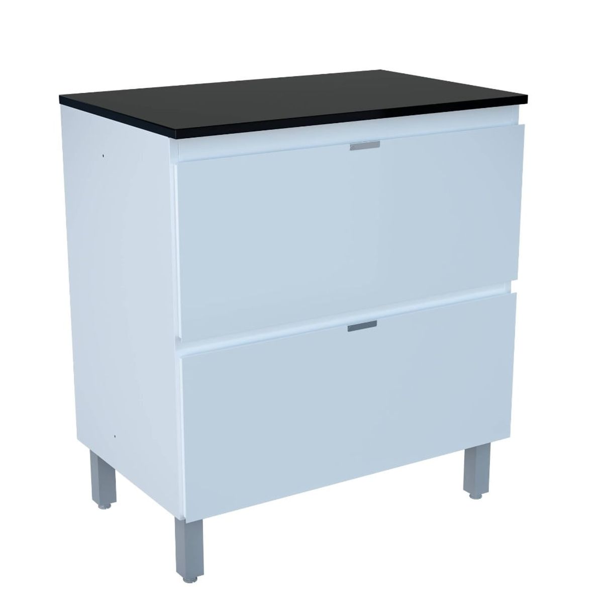 Balcao-1-Porta-Basculante-1-Gaveta-Branco-Artico-88x80x50---Metalli-0
