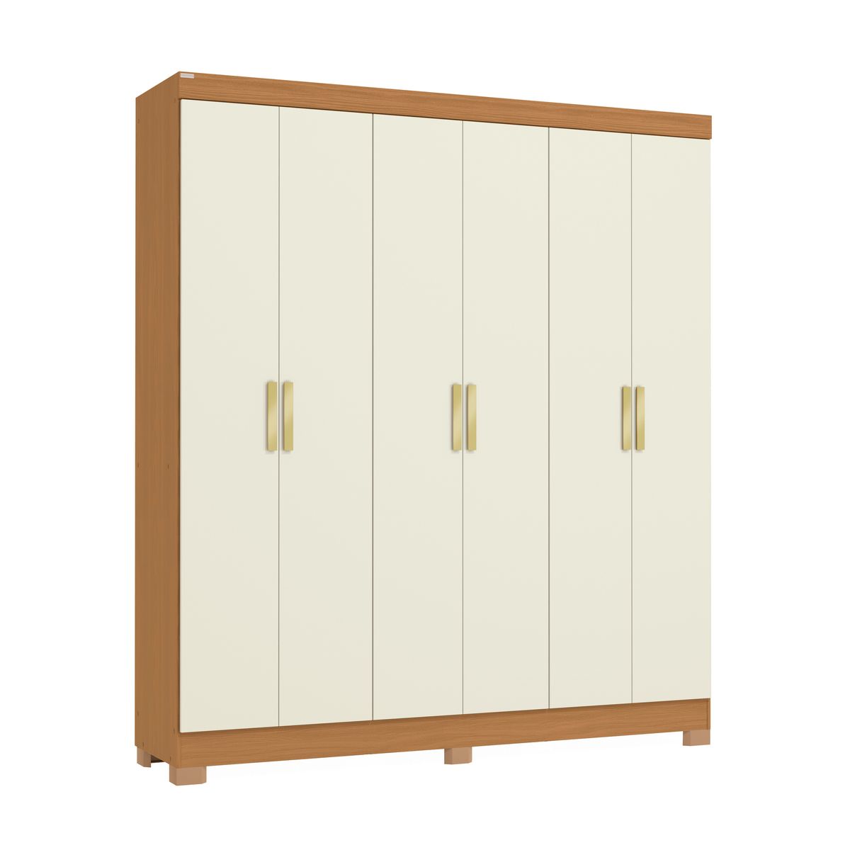Guarda-Roupa-Cnow-Cb01r590-6-Portas-2-Gavetas-Com-Pes-Canela-Off-White---Kappesberg-0